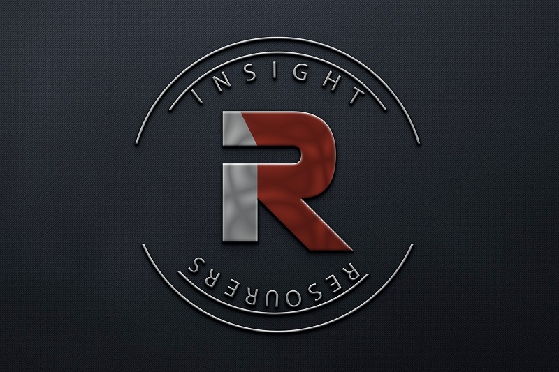 White Logo Mockup on Black Textile