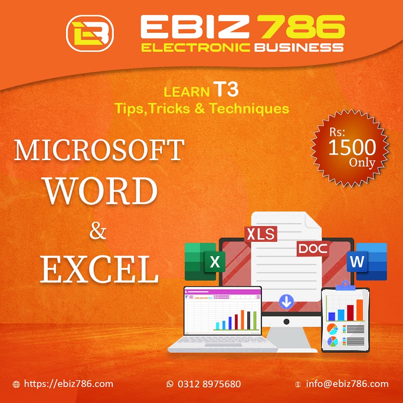 Microsoft Word and Excel Poster2