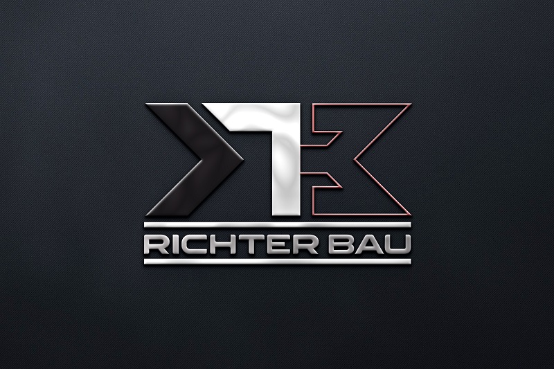 White Logo Mockup on Black Textile