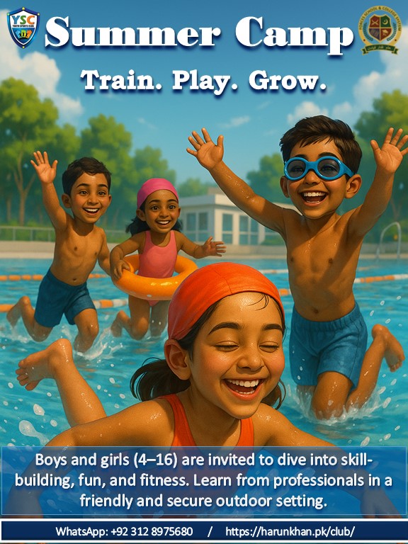 Summer Camp Swimming Poster2